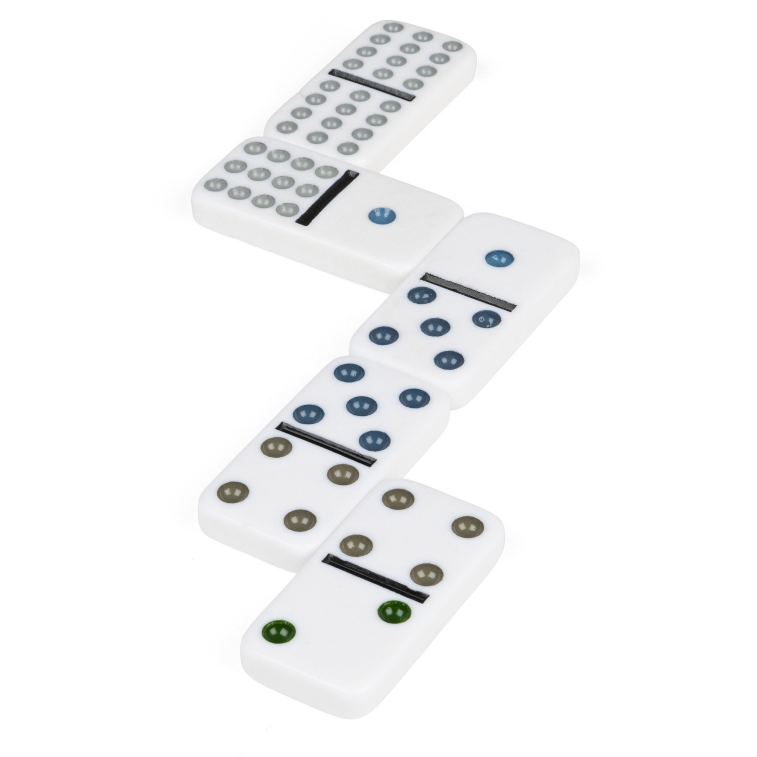 slide 3 of 6, Spin Master Games, Cardinal Classics, Double Twelve Dominoes Set in Storage Tin 1Each, 1 ct