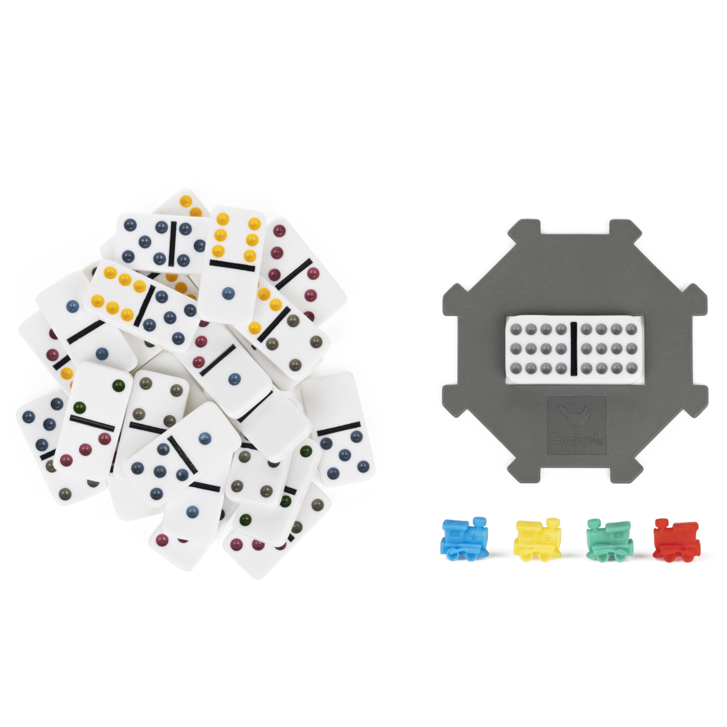 slide 5 of 6, Spin Master Games, Cardinal Classics, Double Twelve Dominoes Set in Storage Tin 1Each, 1 ct