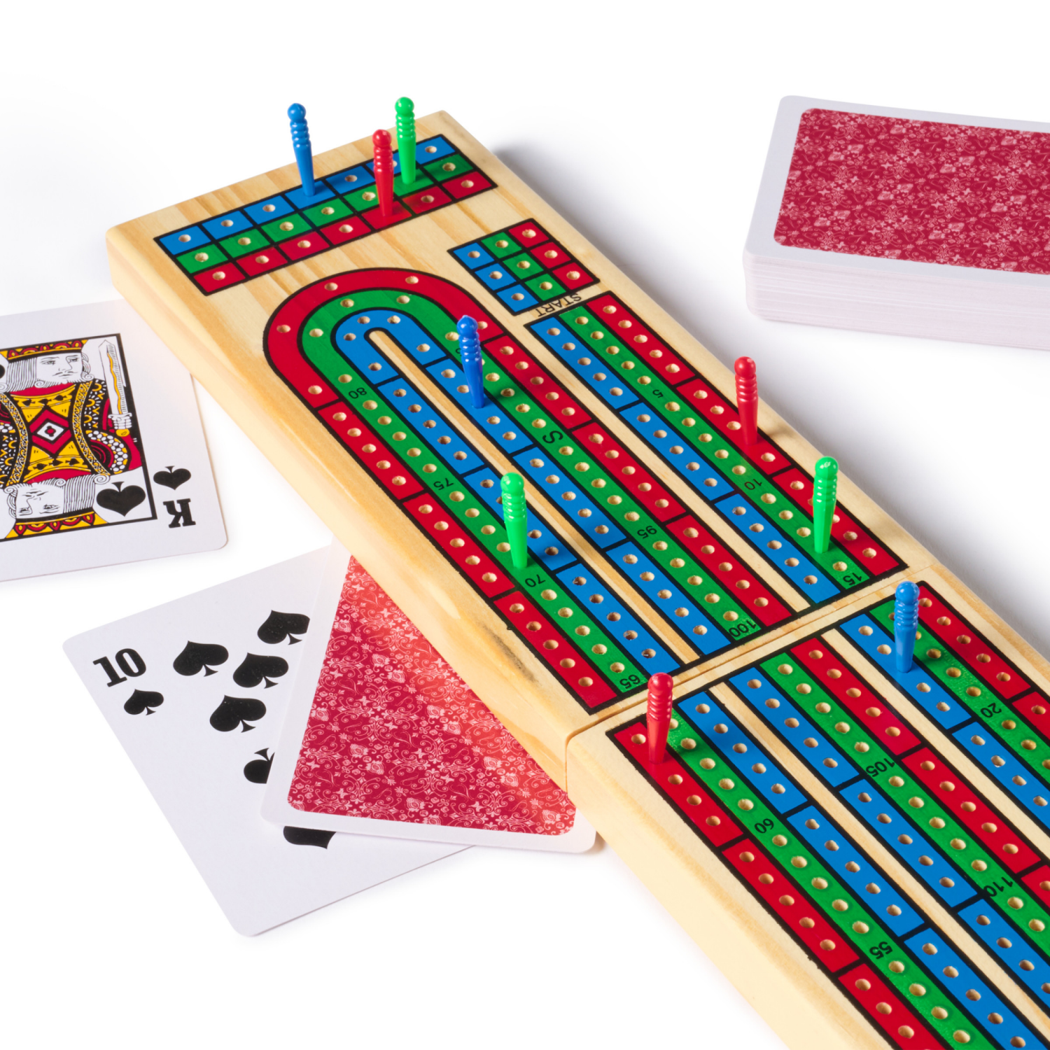 slide 3 of 4, Spin Master Games, Cardinal Classics, Solid Wood Cribbage, Classic Strategy Game 1 Each, 1 ct