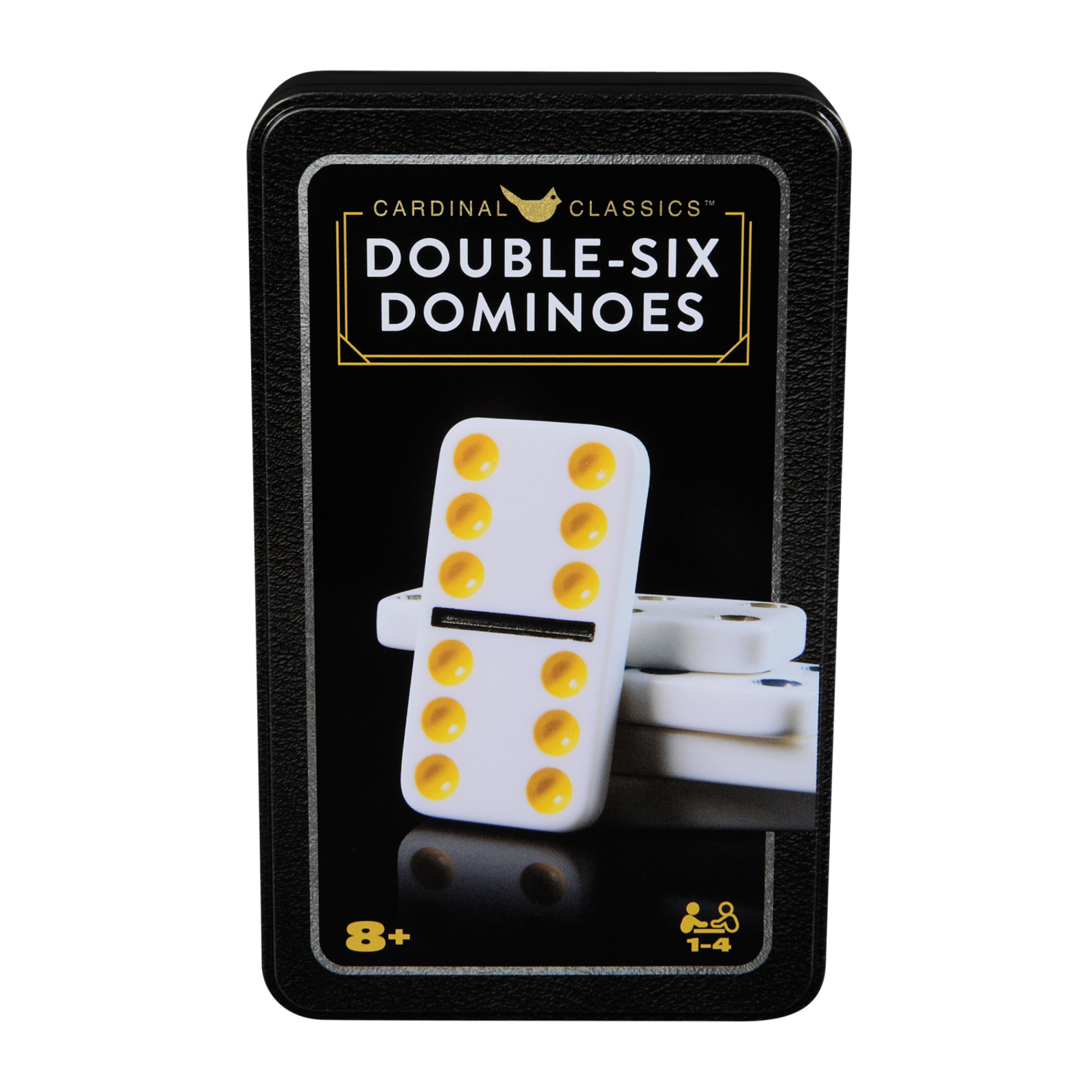 slide 7 of 7, Spin Master Games, Cardinal Classics, Double Six Dominoes Set in Storage Tin 1 Each, 1 ct