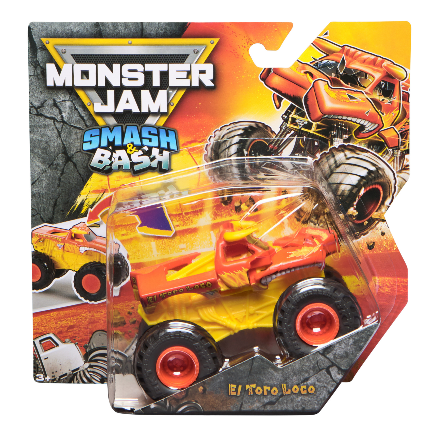 slide 1 of 8, Monster Jam Smash and Bash, 1:64 Die Cast Truck, Styles May Vary, 1 Each, 1 ct
