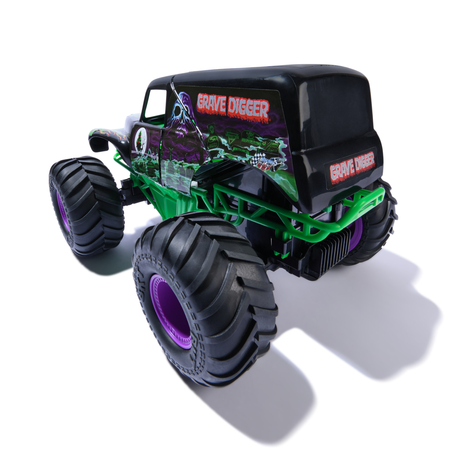 slide 2 of 6, Monster Jam Official Smash N Bash Grave Digger RC 1to15 Monster Truck, 1 Each, 1 ct