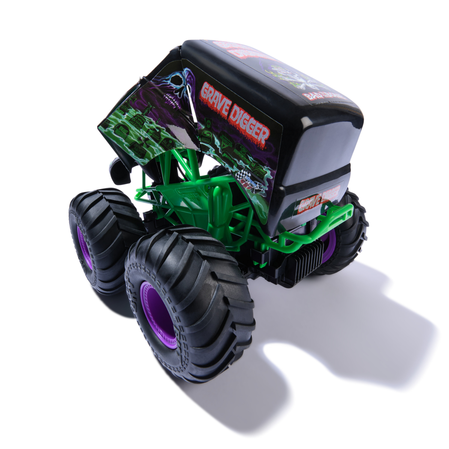slide 5 of 6, Monster Jam Official Smash N Bash Grave Digger RC 1to15 Monster Truck, 1 Each, 1 ct