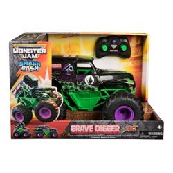 Monster Jam Official Smash N Bash Grave Digger RC 1to15 Monster Truck, 1 Each