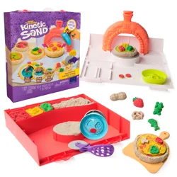 Kinetic Sand, SquishPizza Rising Pizza Playset with 1lb Sand and 5 Tools, 1 Set