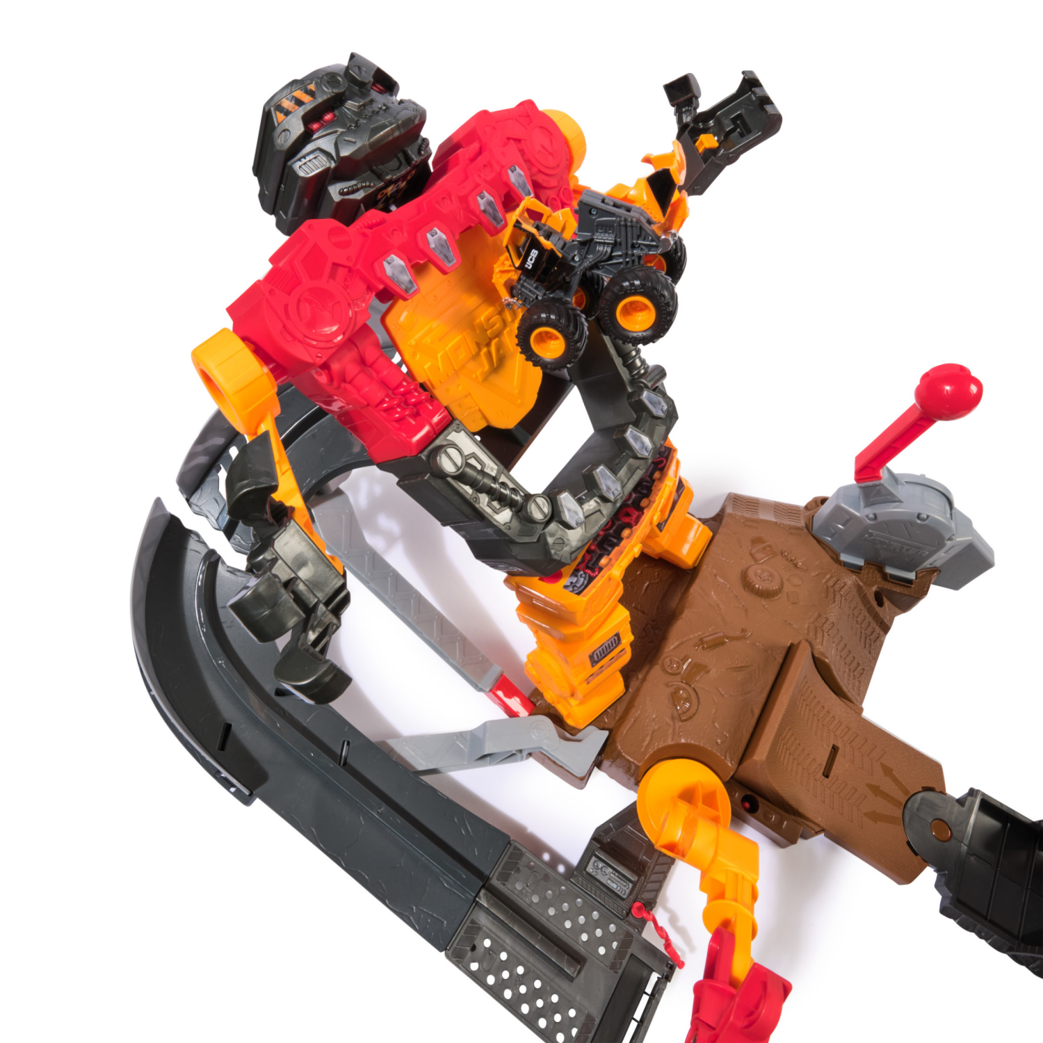 slide 5 of 8, Monster Jam Smash N Bash SmashBot Playset and 1to64 Monster Truck, 1 Set, 1 ct