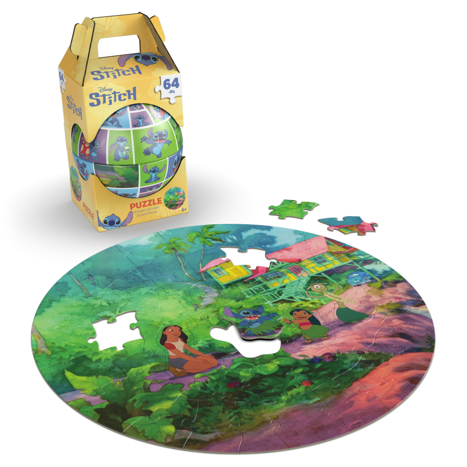 slide 4 of 7, Spin Master Games 64Piece Puzzle Sphere, Round Puzzle, Puzzles for Preschoolers (Styles May Vary) 1 Each, 64 ct