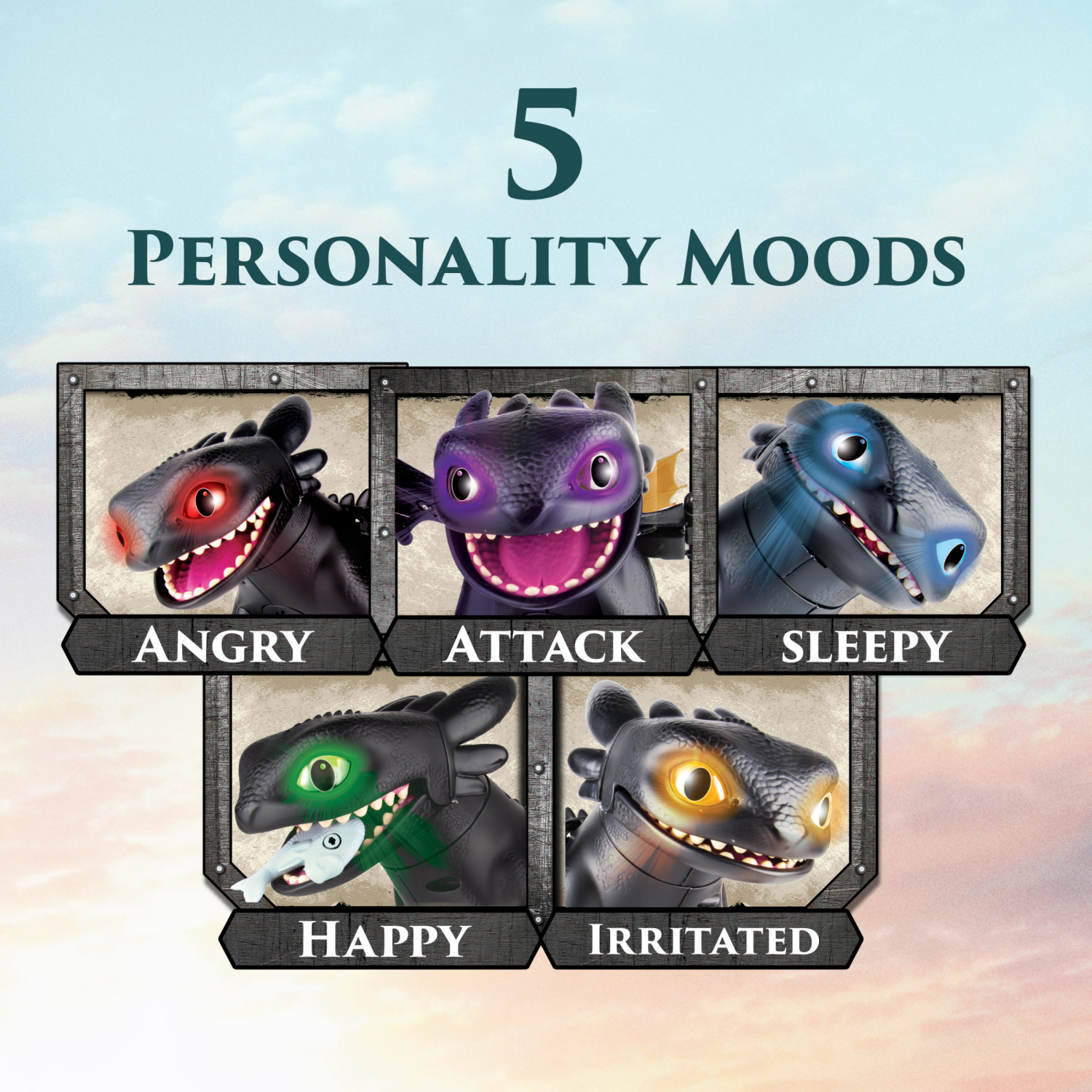 slide 4 of 8, How to Train Your Dragon Toothless Interactive Pet Action Figure, 1 ct