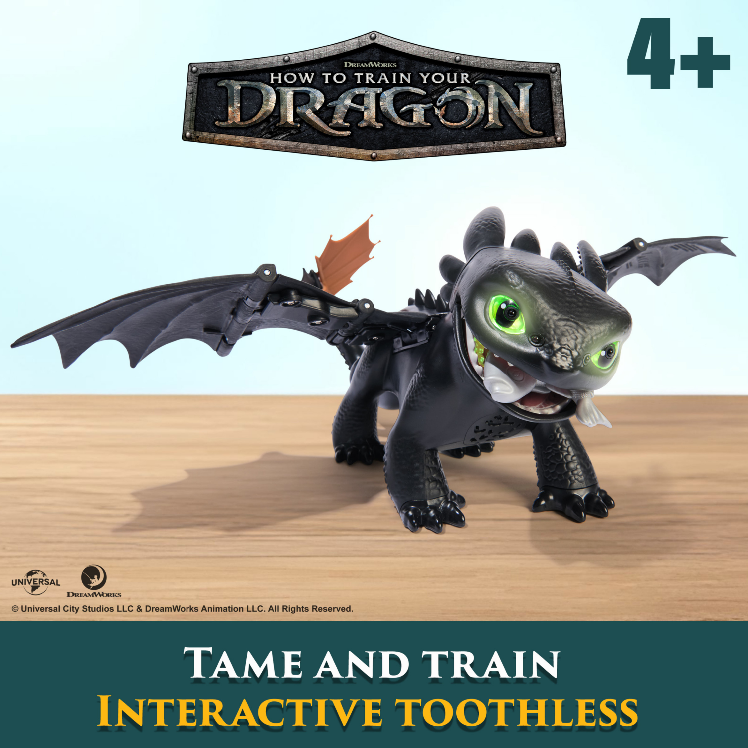 slide 7 of 8, How to Train Your Dragon Toothless Interactive Pet Action Figure, 1 ct
