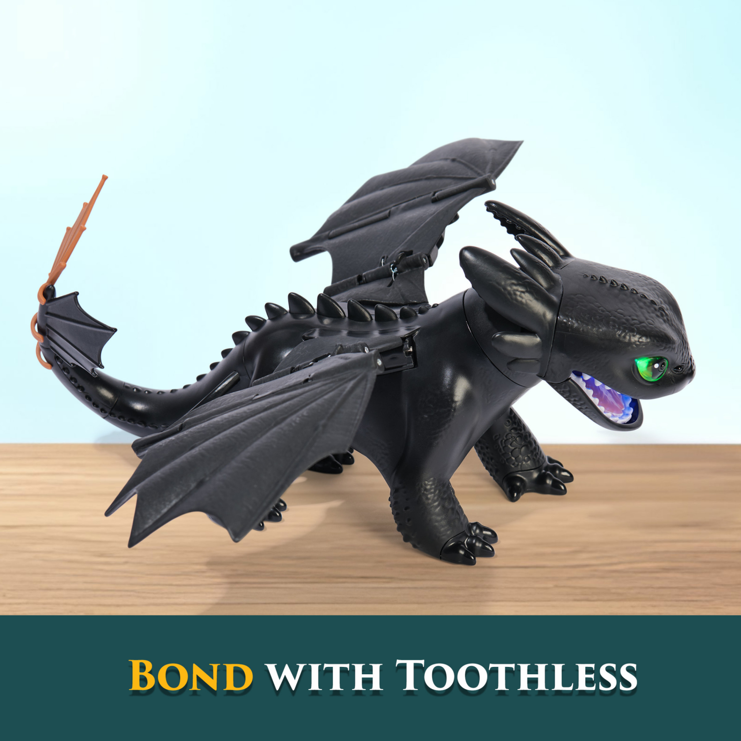 slide 8 of 8, How to Train Your Dragon Toothless Interactive Pet Action Figure, 1 ct