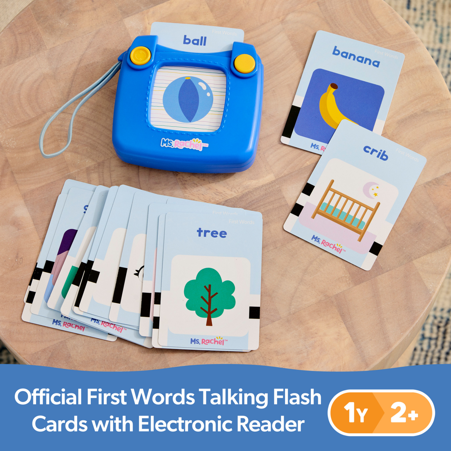 slide 7 of 8, Ms. Rachel First Words Card Reader GEC Learning Toy, 1 ct