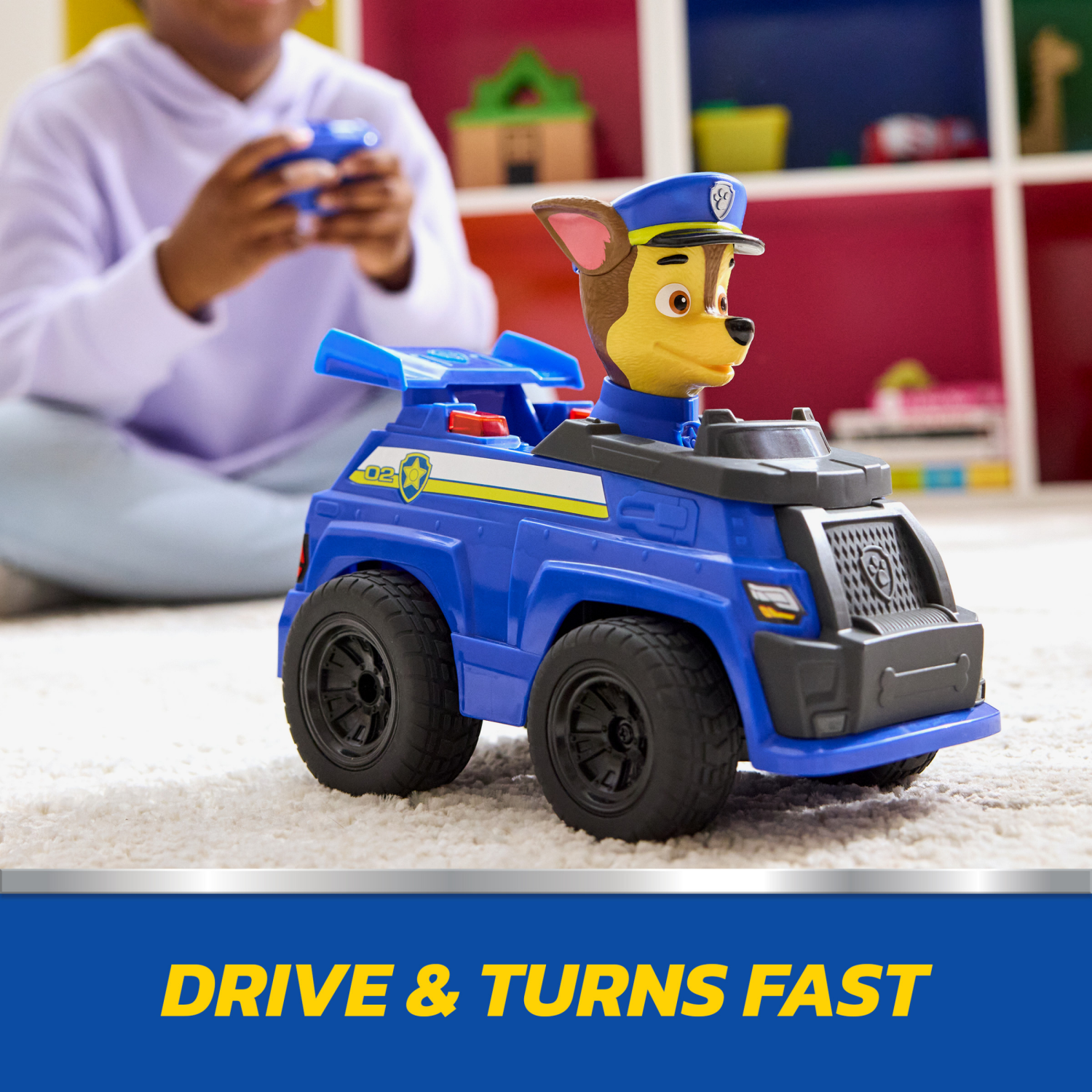 slide 5 of 7, PAW Patrol Chase Remote Control Toy Vehicle, 1 ct