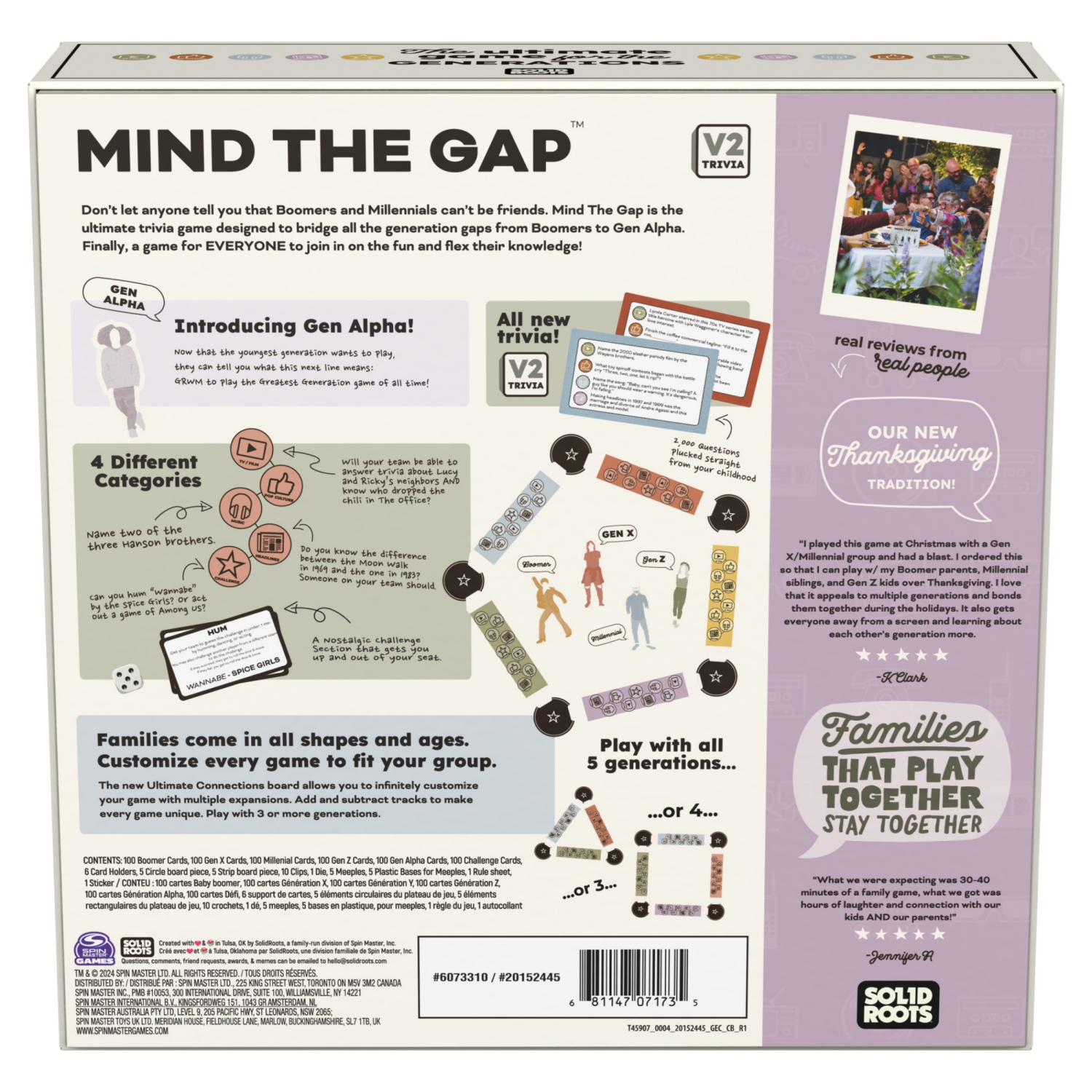slide 4 of 5, Mind the Gap Trivia Board Game, 1 ct
