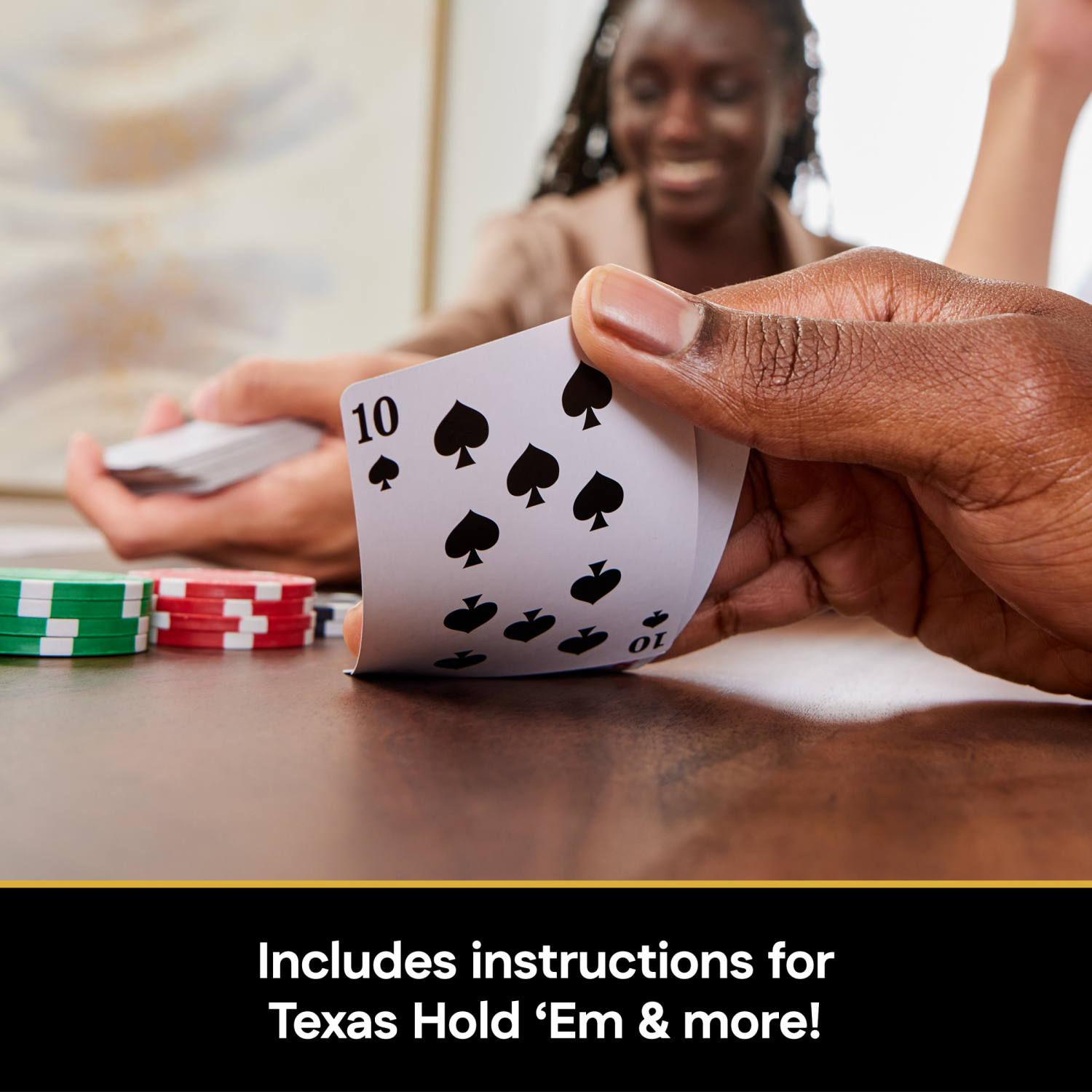 slide 5 of 7, Spin Master Games, Cardinal Classics, 300-Piece Poker Set with Aluminum Carrying Case & Professional Weight Chips & Poker Dice, for Ages 8 and up 1 Each, 1 ct