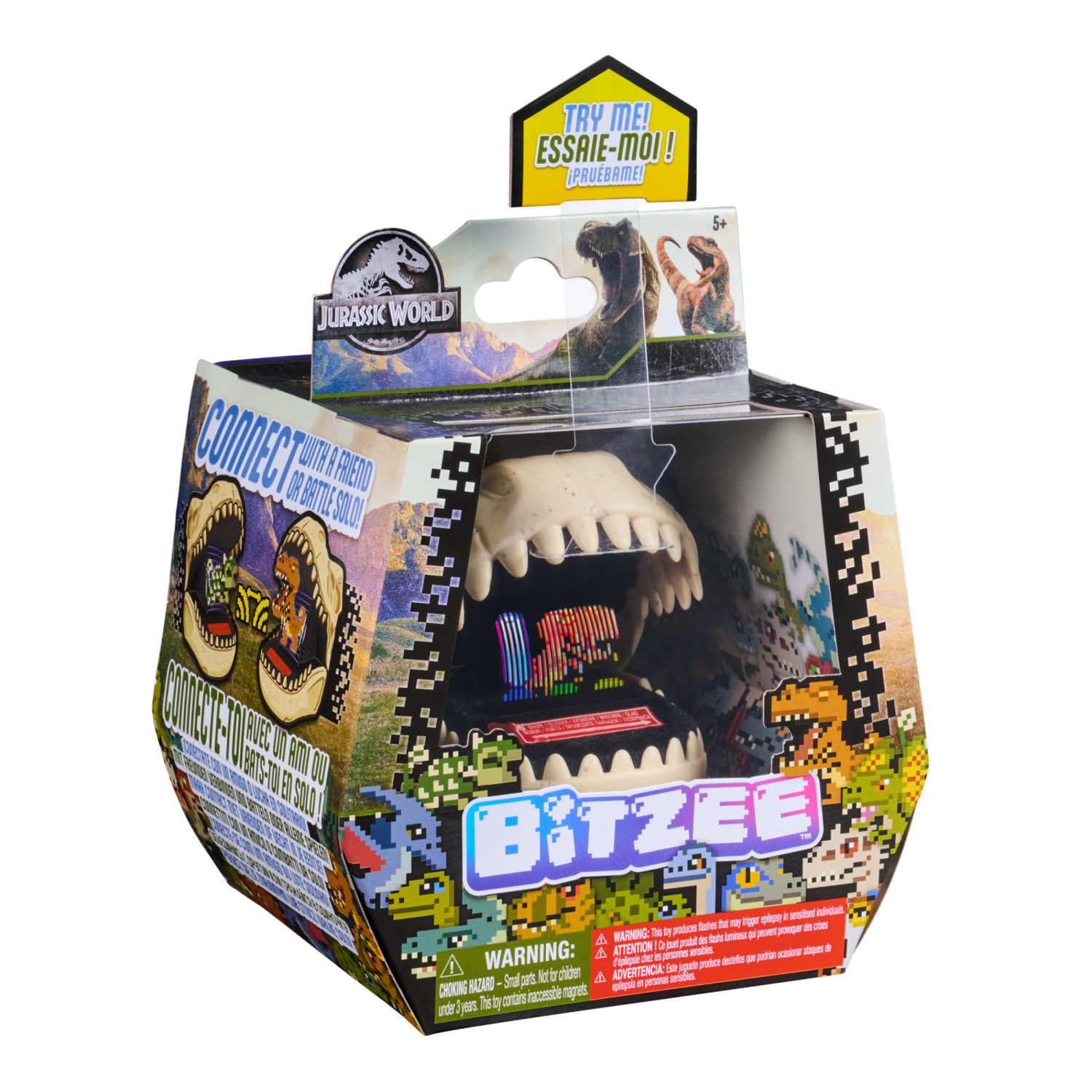 slide 3 of 8, Bitzee Jurassic World Interactive Digital Pet, 1 ct