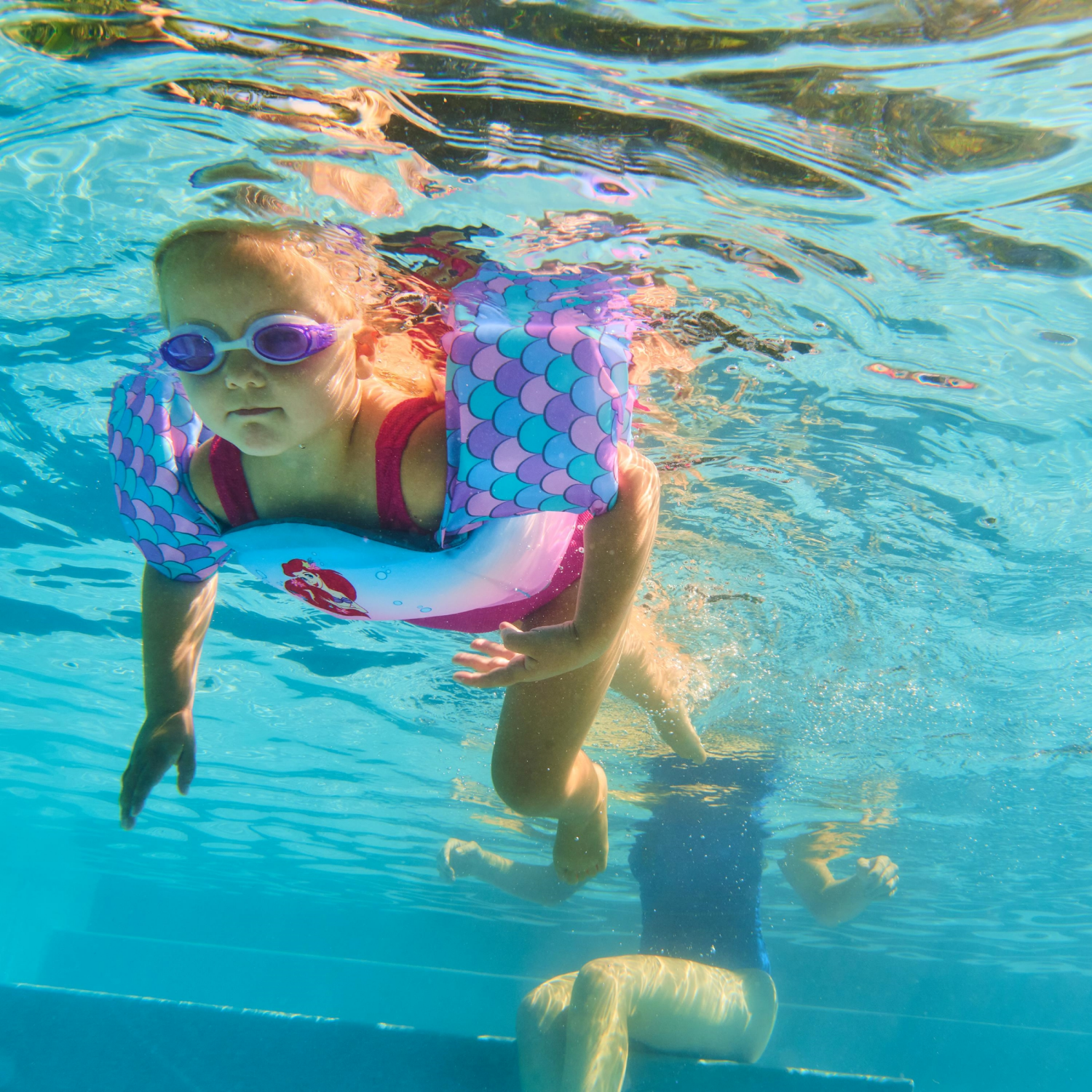 slide 3 of 4, Swimways Ariel Disney Princess Swim Trainer, 1 ct