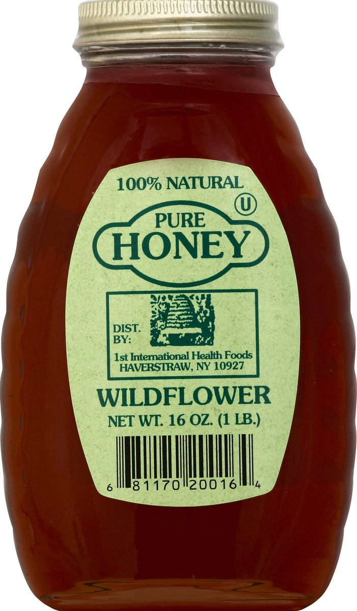 slide 2 of 2, Brad's Organic Pure Wildflower Honey, 16 oz