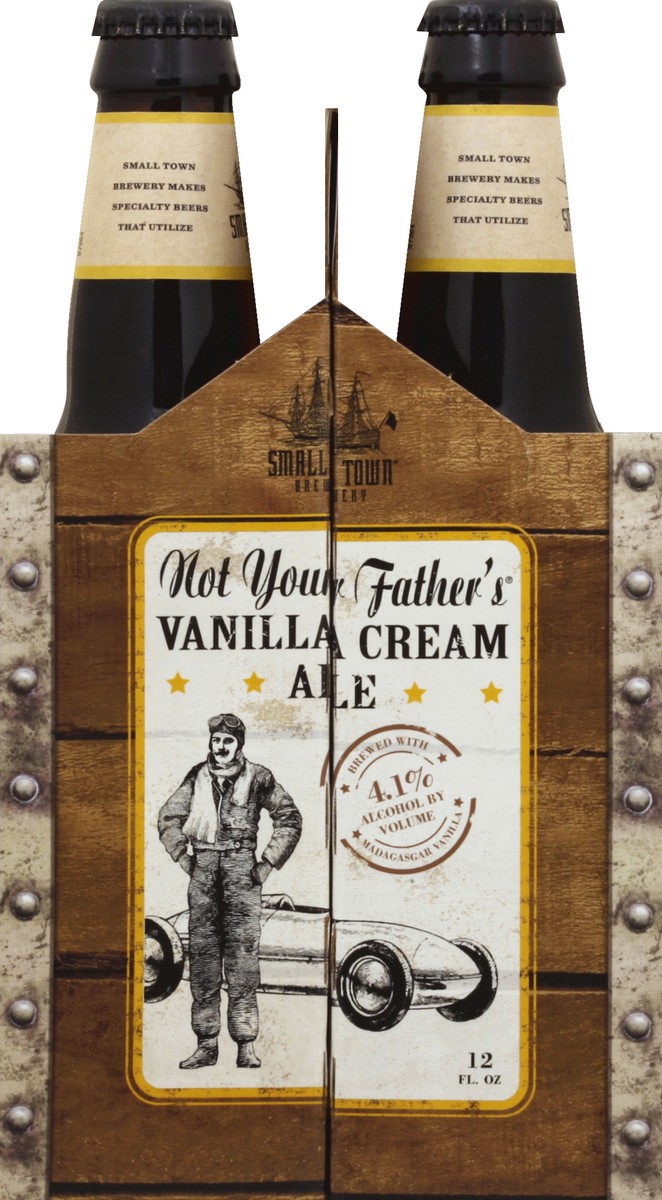 slide 3 of 4, Small Town Brewery Not Your Father's Vanilla Cream Ale Bottles, 6 ct; 12 oz