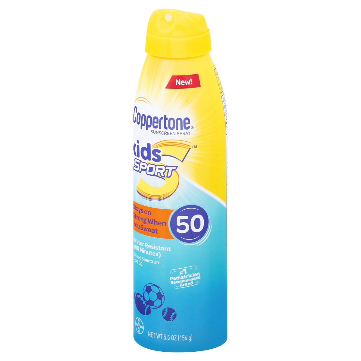 slide 7 of 9, Coppertone Kids Sport Sunscreen Continuous Spray Spf 50, 5.5 oz