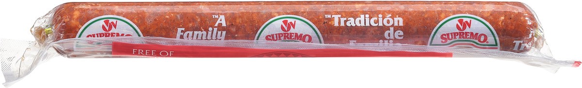 slide 5 of 9, Supremo Authentic Mexican-Style Original Picante Beef Chorizo 13 oz, 13 oz