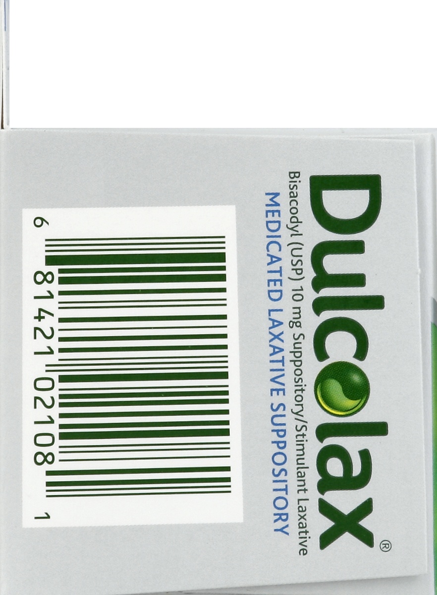 Dulcolax Medicated Laxative Suppositories, 4 ct