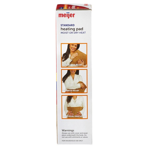 slide 8 of 9, Meijer Moist Or Dry Heating Pad, 1 ct