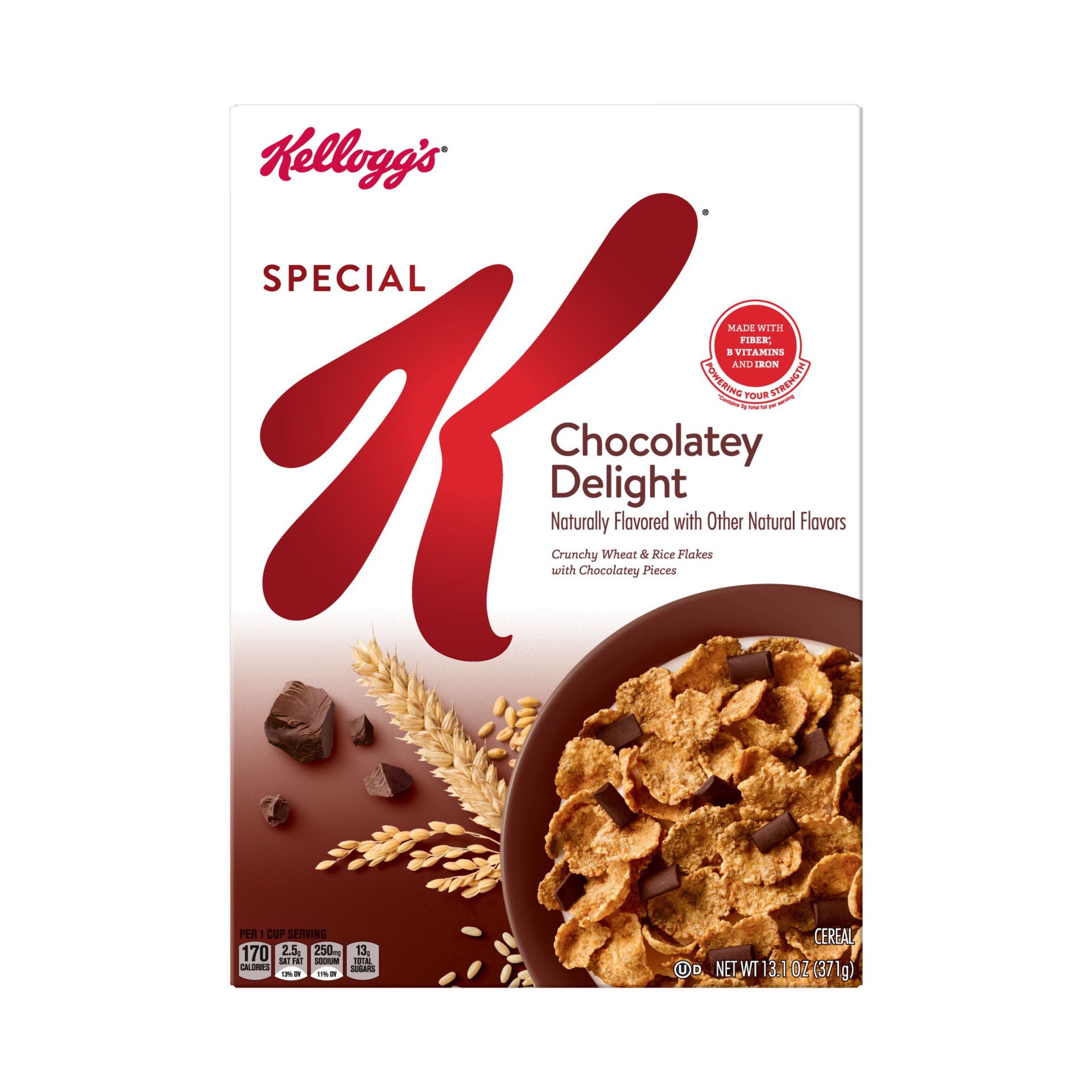 slide 2 of 7, Special K Chocolatey Delight Cereal - Kellogg's, 13.1 oz