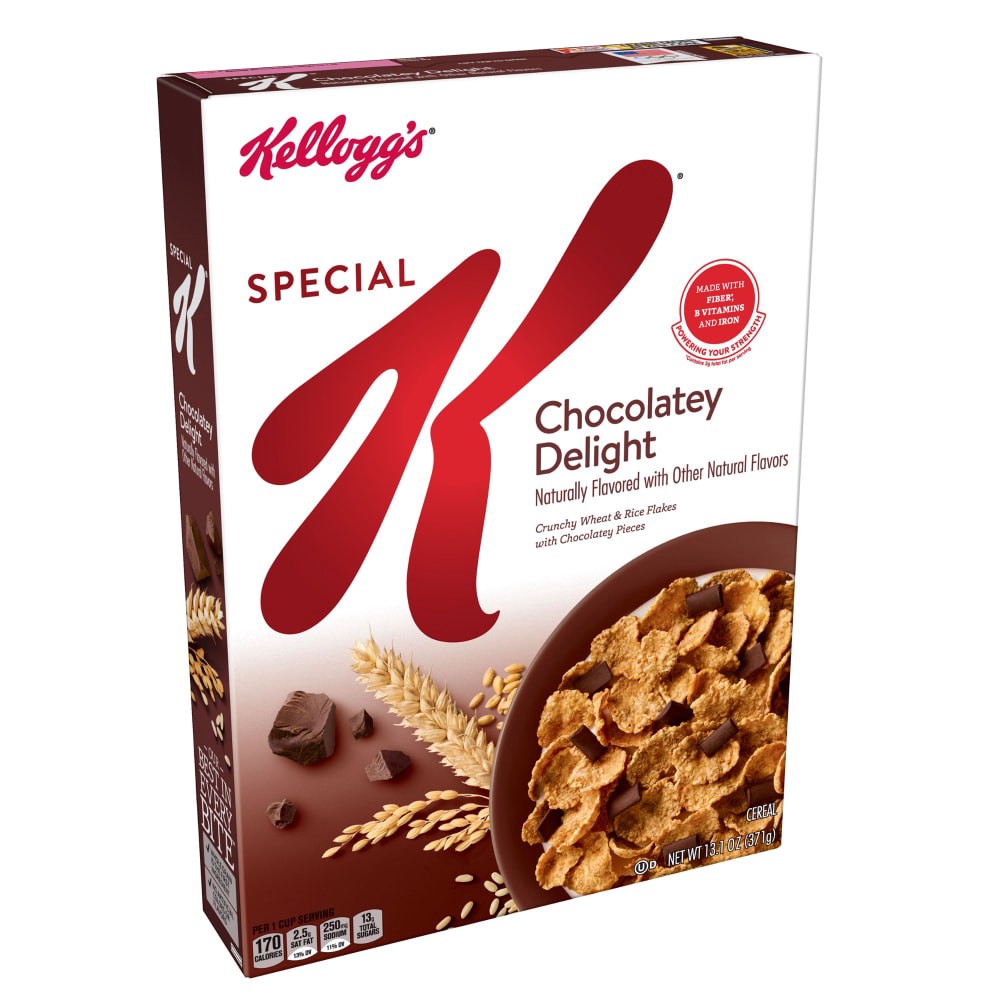 slide 1 of 7, Special K Chocolatey Delight Cereal - Kellogg's, 13.1 oz