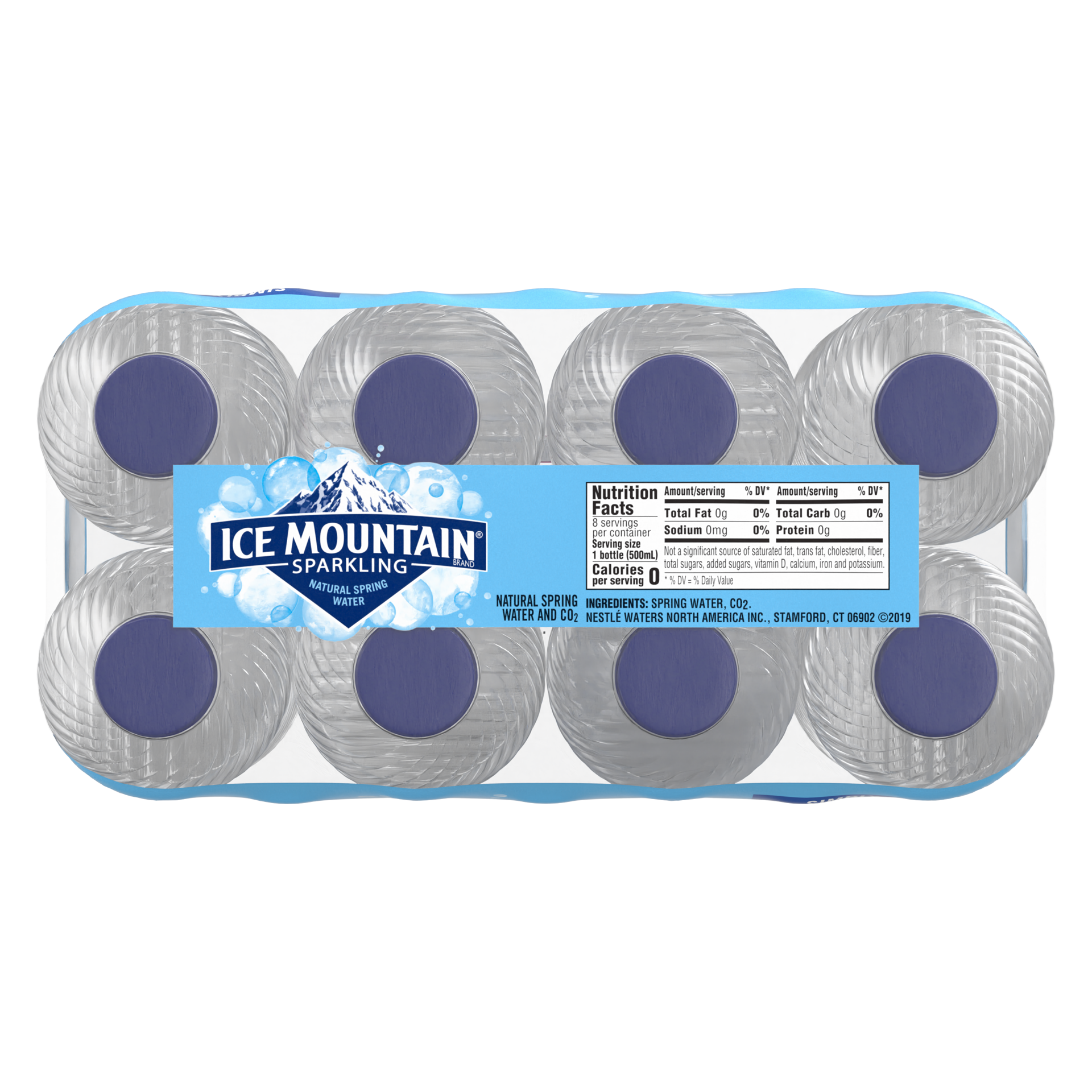slide 4 of 5, Ice Mountain Sparkling Water, Simply Bubbles, 16.9 oz. Bottles (8 Count), 16.9 fl oz