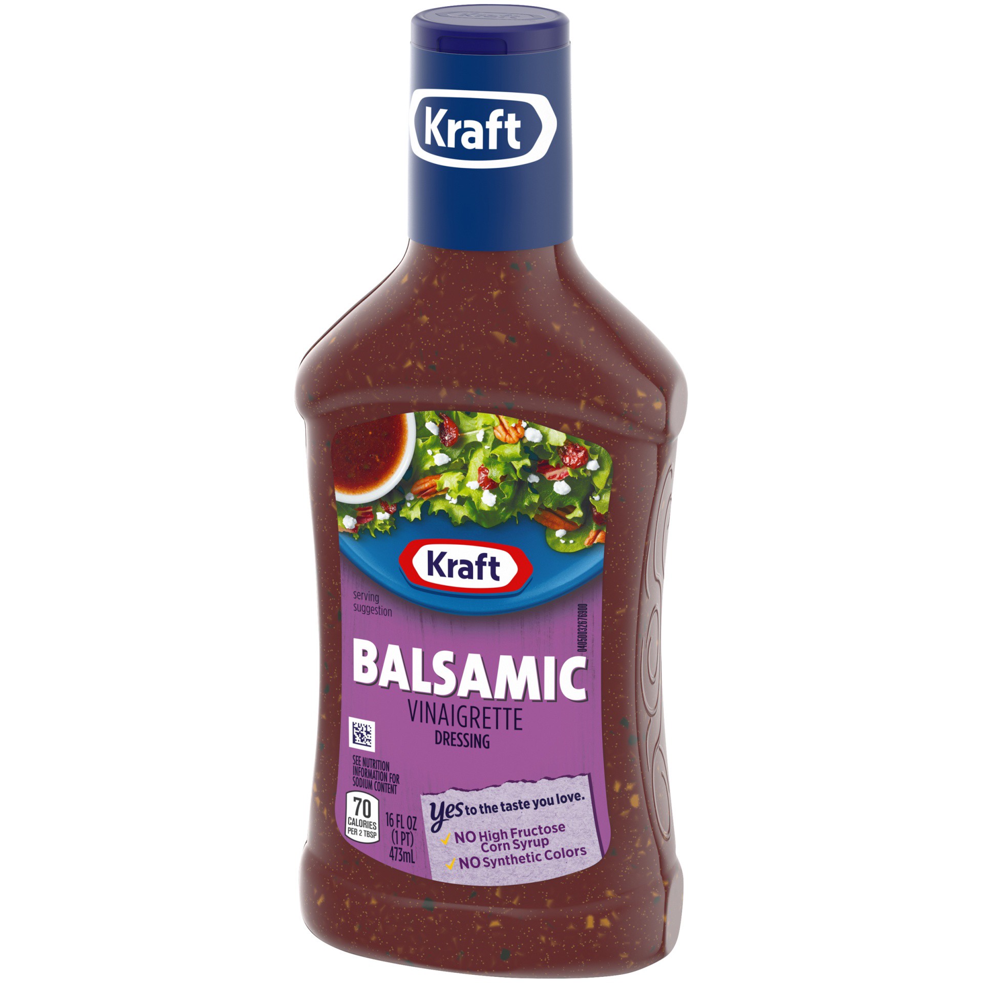 slide 2 of 6, Kraft Balsamic Vinaigrette, 16 fl oz Bottle, 16 fl oz