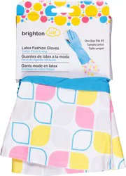 Brighten Up Latex Fashion Gloves - 1 ea