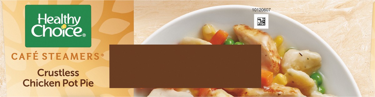 slide 4 of 9, Healthy Choice Cafe Steamers Crustless Chicken Pot Pie, 9.6 oz