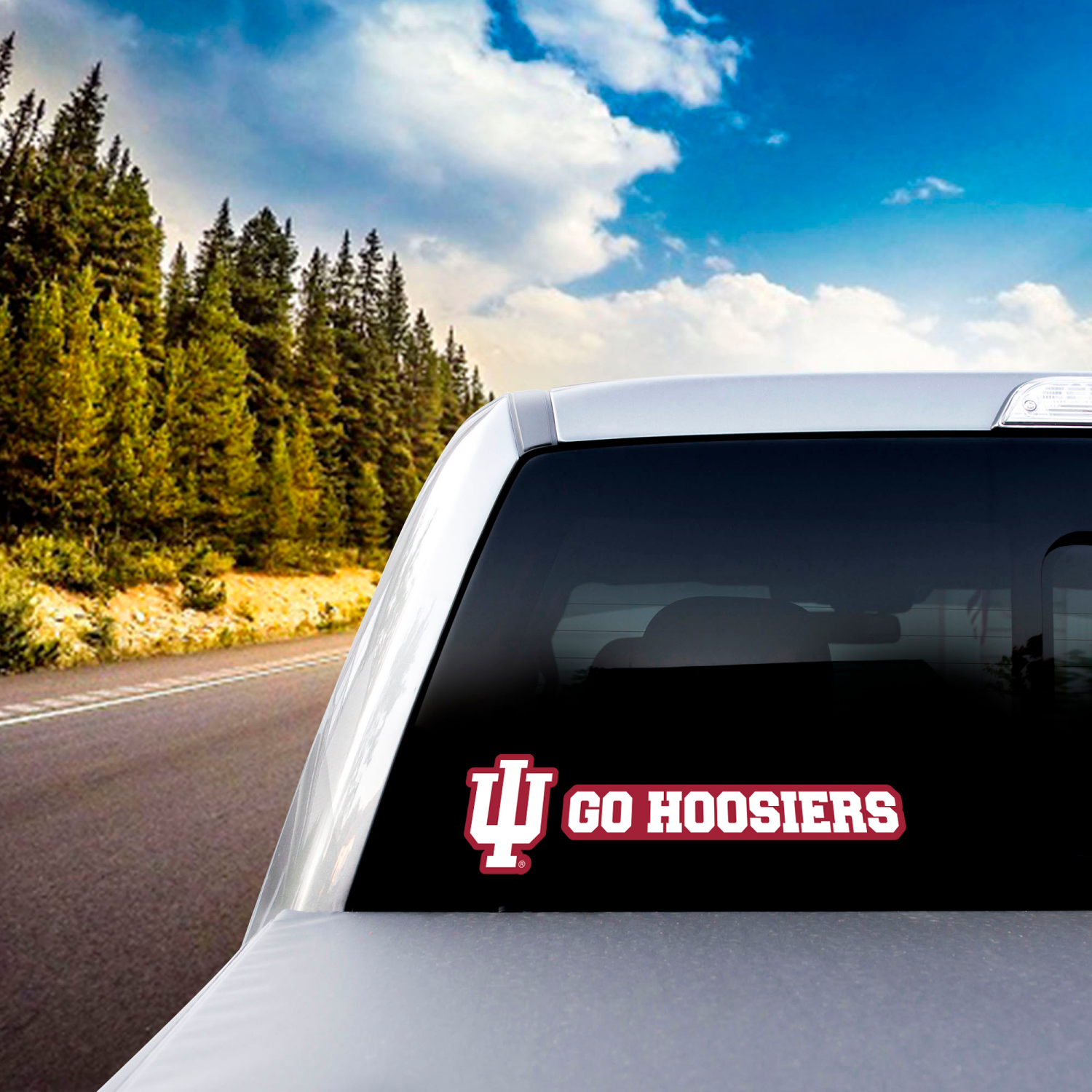 slide 2 of 2, Fanmats Team Slogan Decal Indiana, 1 ct