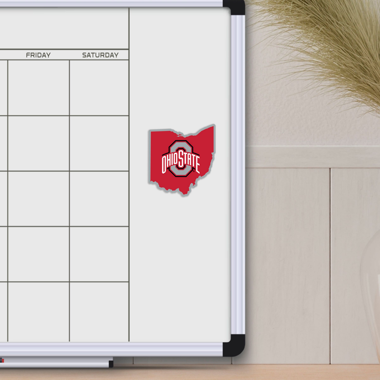 slide 2 of 2, Fanmats State Decal Ohio State, 1 ct