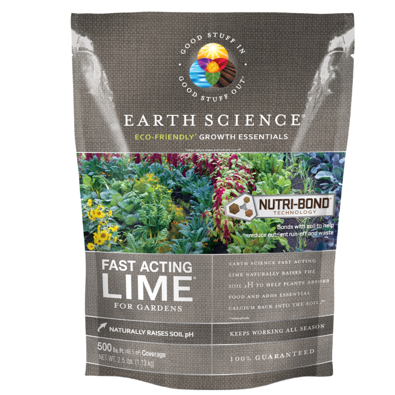 slide 1 of 2, Earth Science Fast Acting Lime, 2.5 lb