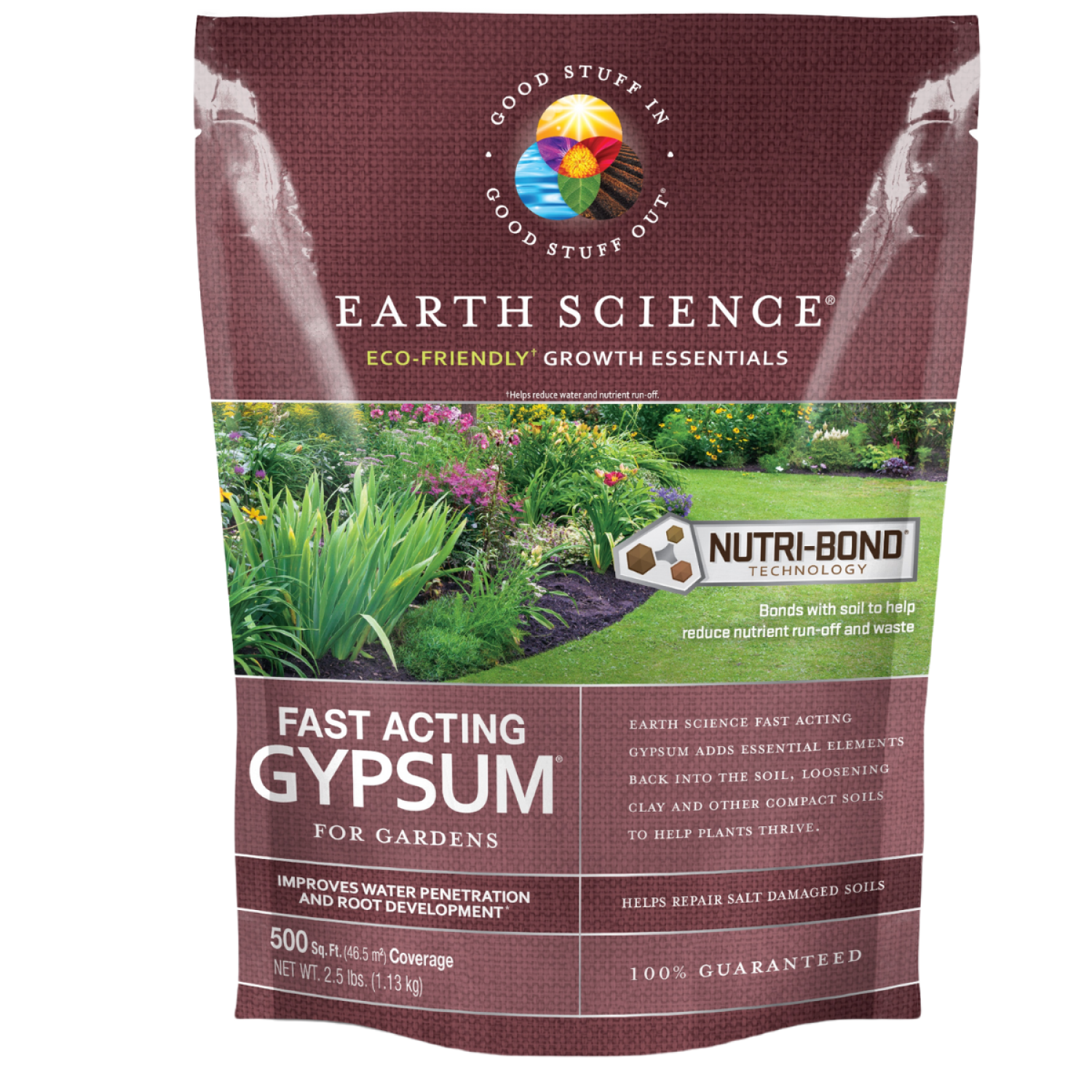 slide 1 of 2, Earth Science Gypsum 2.5Lbs Gypsum Improves Soil Structure, 2.5 lb