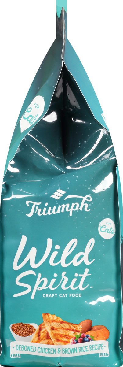 slide 3 of 11, Triumph Wild Spirit Deboned Chicken & Brown Rice Recipe Food for Cats 7 lb, 7 lb