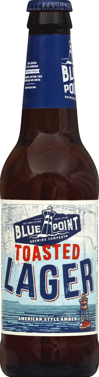 slide 4 of 4, Blue Point Toasted Lager, 12 fl. oz. Bottle, 12 oz