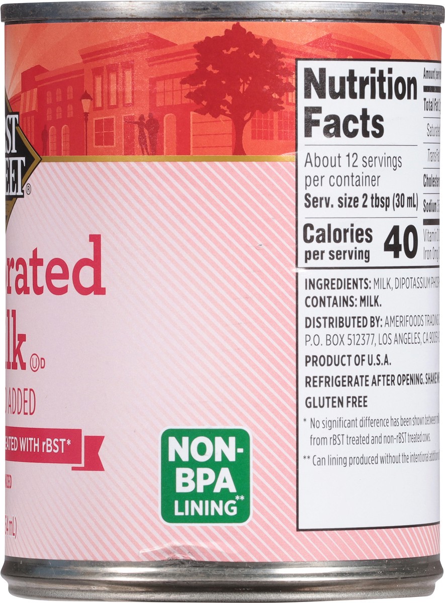 slide 13 of 13, First Street Evaporated Milk, 12 oz