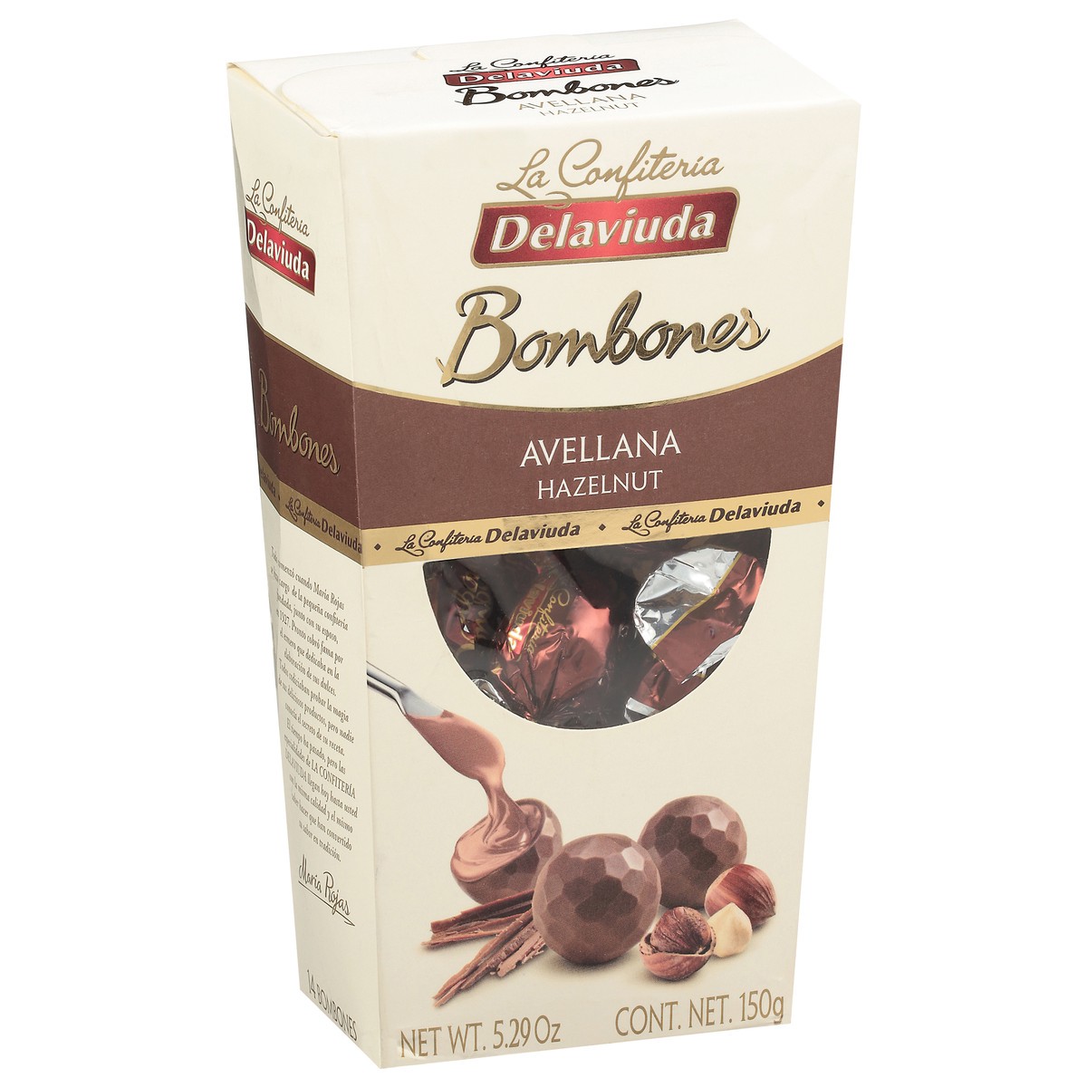 slide 5 of 9, Delaviuda Hazelnut Bombones 14 ea, 14 ct