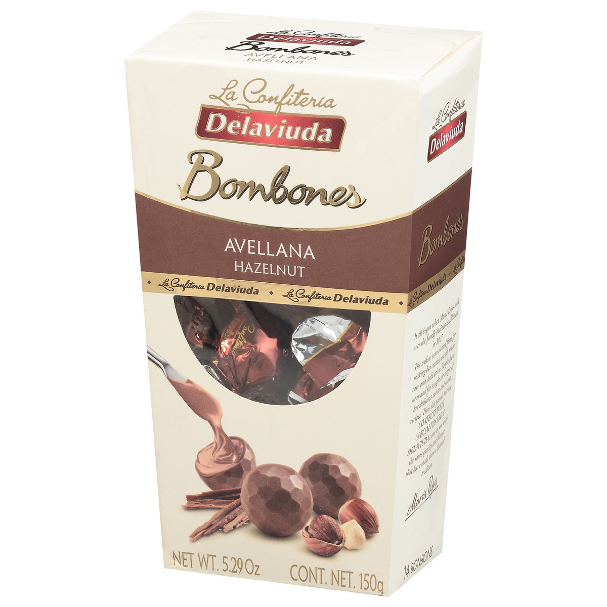 slide 9 of 9, Delaviuda Hazelnut Bombones 14 ea, 14 ct