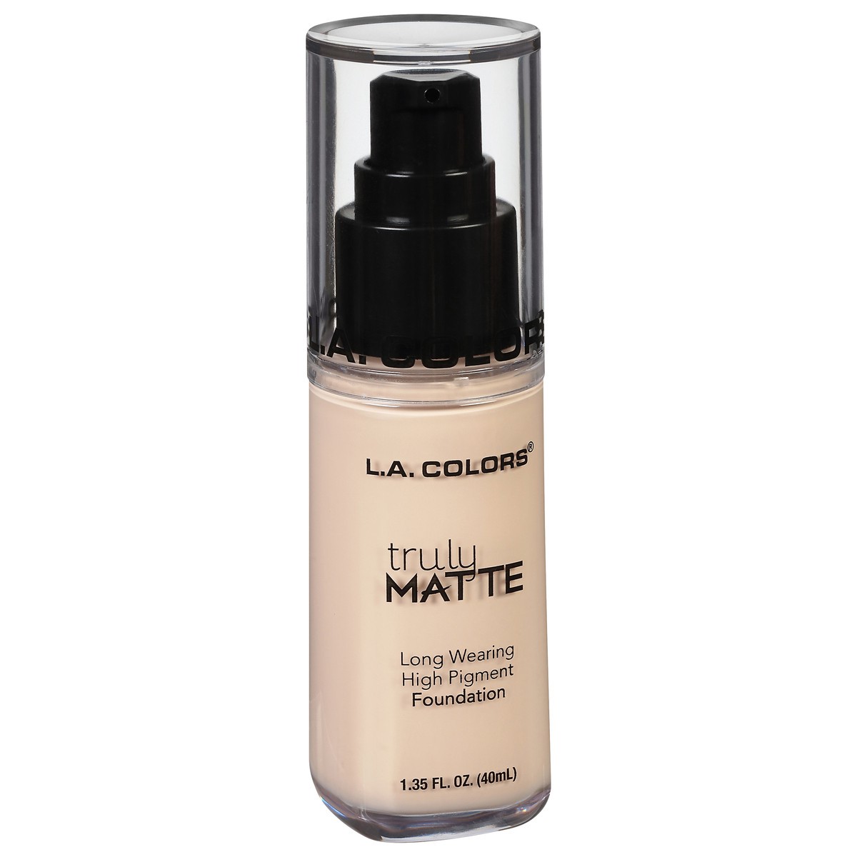 slide 2 of 9, L.A. Colors Truly Matte Porcelain Foundation, 1.35 fl oz