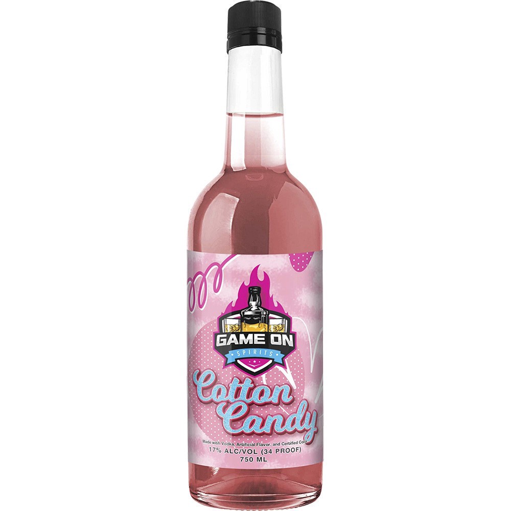slide 1 of 1, Game On Spirits Cotton Candy Vodka, 750 ml