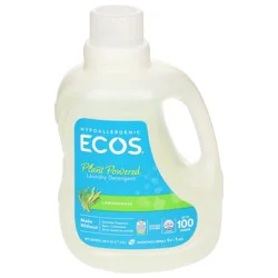 ECOS Plant Powered Lemongrass Laundry Detergent 100 fl oz