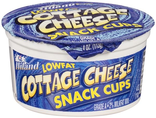 slide 1 of 1, Hiland Dairy Cottage Cheese Snack Cup, 4 oz