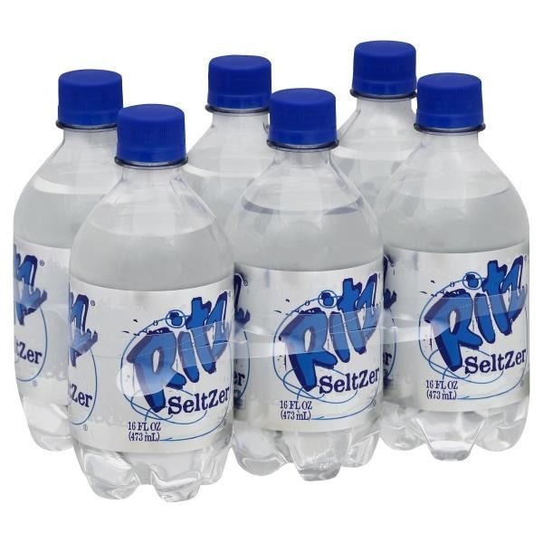 slide 1 of 1, Ritz Seltzer Water, 6 Pack, Bottle, 16 oz