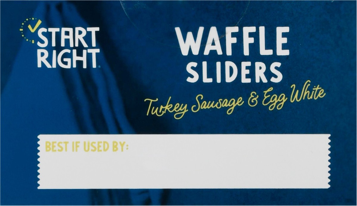 slide 7 of 14, Start Right Turkey Sausage & Egg White Waffle Sliders 2 ea, 2 ct