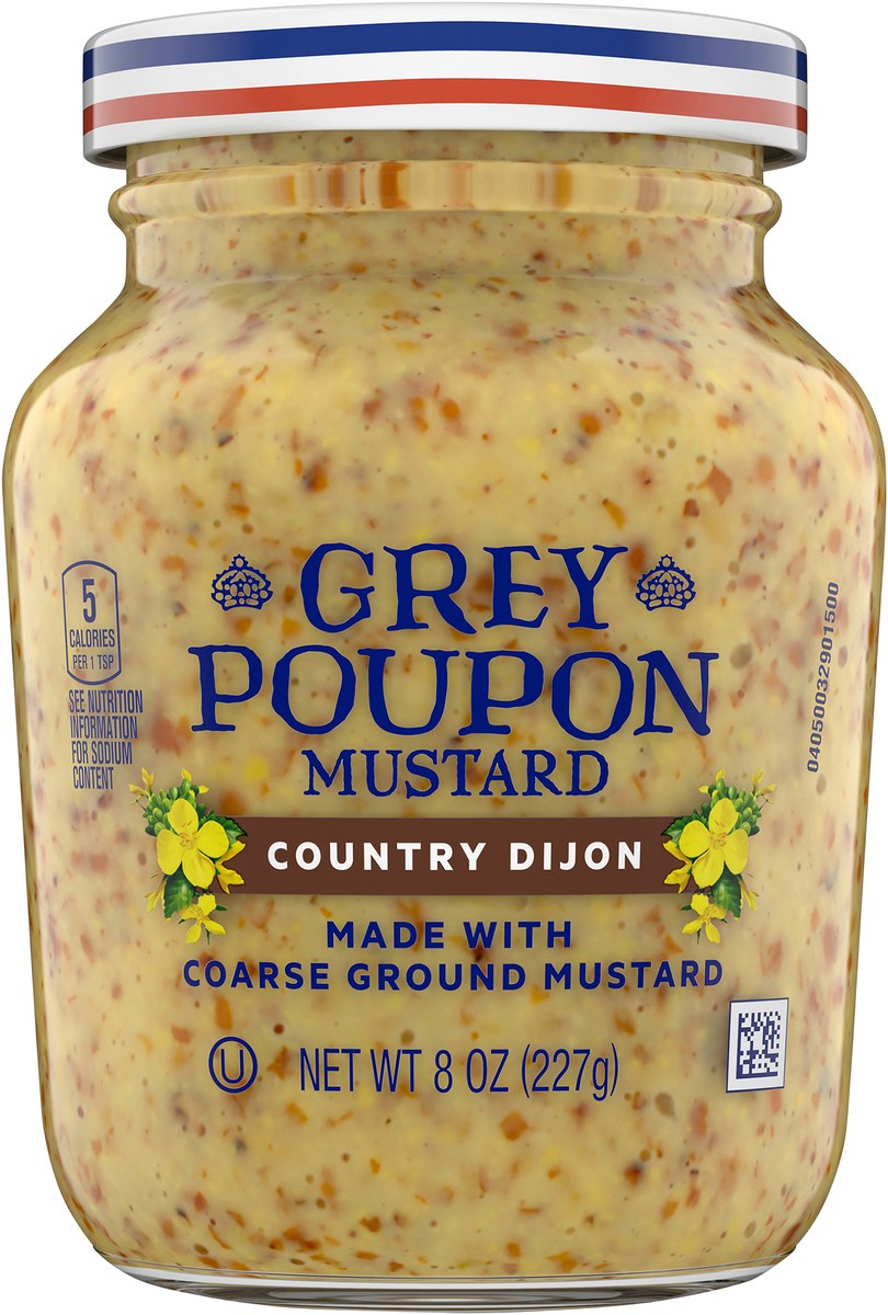 slide 1 of 9, Grey Poupon Country Dijon Mustard 8 oz, 8 oz