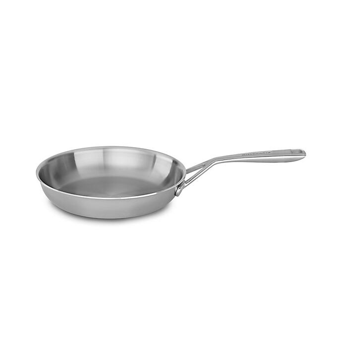 slide 1 of 2, Kitchenaid Tri-Ply Stainless Steel Skillet, 10 in