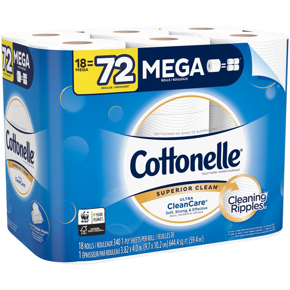 slide 3 of 13, Cottonelle Bath Tissue Mega 18Ct, 18 ct